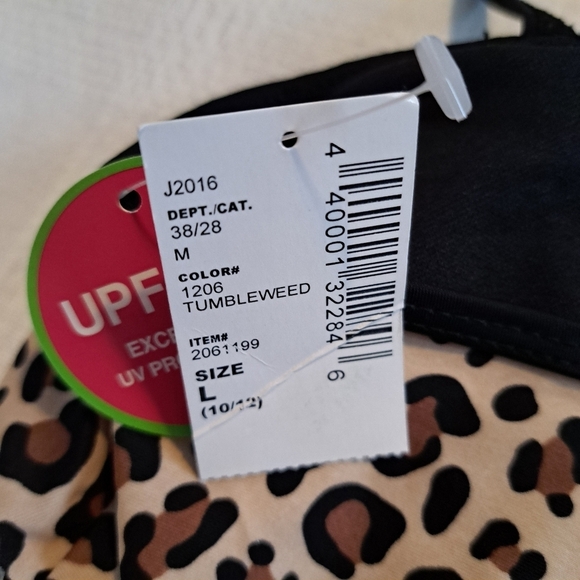 Children's Place girls size Large or 10/12 Animal print 1 piece swim suit, New - Picture 5 of 7